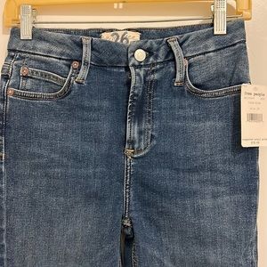 Free People Montana Skinny in indigo NWT.